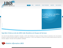 Tablet Screenshot of lbgs.com.br